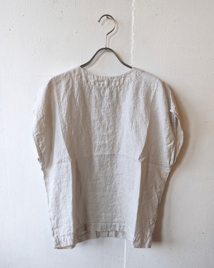 Honnete オネットSLEEVELESS T SHIRTSOVERDYED IRISH LINENシャツ トップス｜CANVAS.