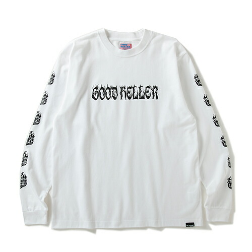GOOD HELLER グッドヘラーFIRE LOGO LONG SLEEVE 6OZ THIRTトップス メンズ