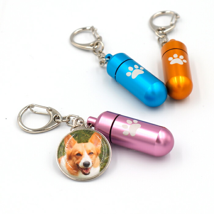 楽天市場】ペット遺骨カプセルケース 本革 遺骨キーホルダー 日本製