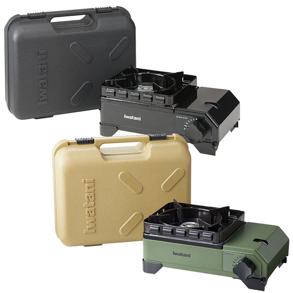 カセットコンロ カセットフー タフまるJr. イワタニ CB-ODX-JR CB-ODX-JR-BK iwatani 岩谷産業 ケース付き バーベキューコンロ BBQ 卓上 カセットガス コンロ バーナー キャンプ アウトドア 防災｜防災用品・災害対策　ピースアップ