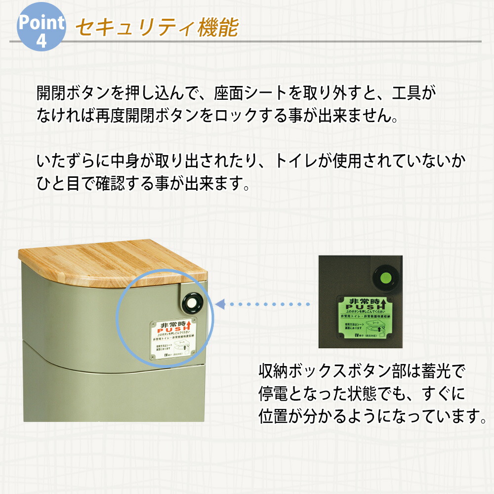 防災対応 エレベーター設置用 防災イス 天然木 トイレ用品付 選べる3カラー 救援物資収納庫 非常用 Ev椅子 防災トイレ 地震 災害用備蓄品 防災グッズ 企業防災 簡易トイレセット 防災グッズ 防災用品 Relentlessvb Com