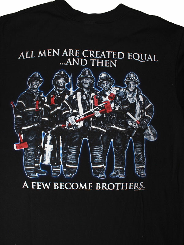 楽天市場 ウクライナ寄付金対象商品 All Men Are Created Equal 消防tシャツ Sh 防災用品 災害対策 ピースアップ