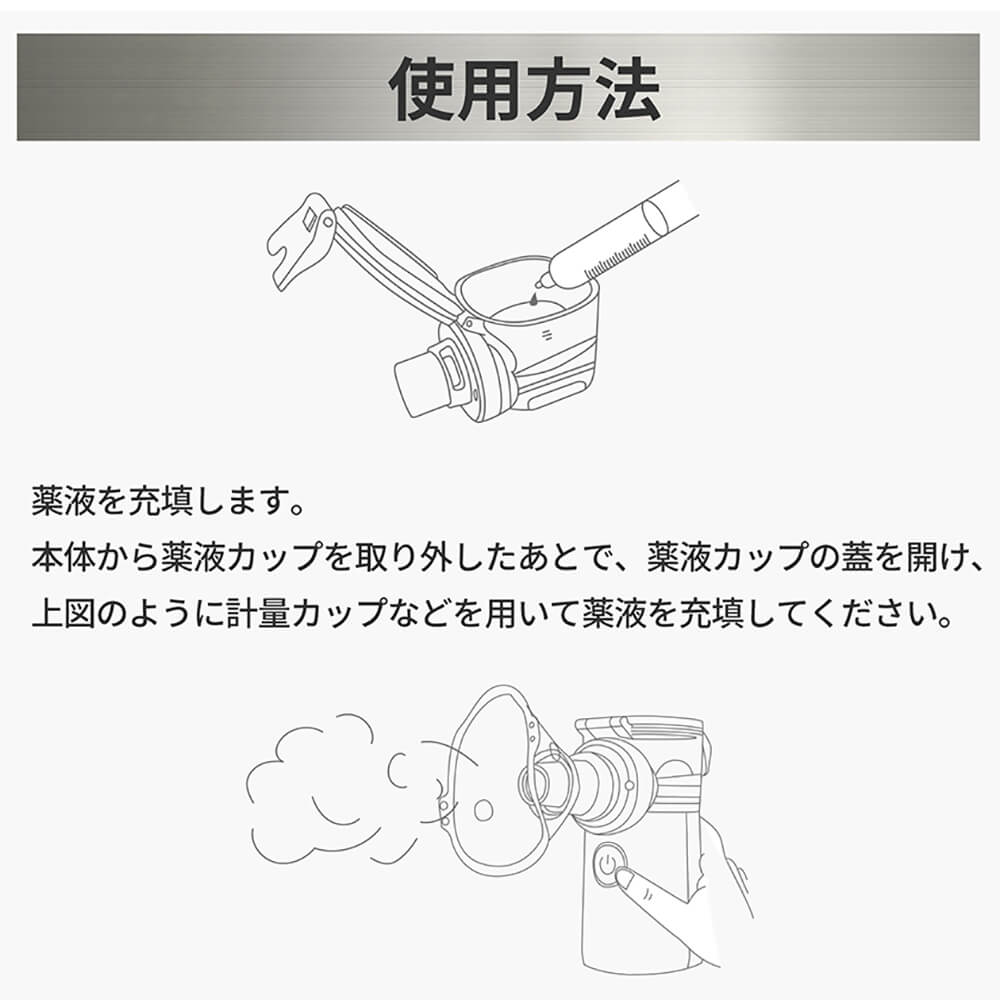 市場 ネブライザー 吸入器 薬 小型 一般医療機器 コンパクト RAMEDICO 正規品 超音波ネブライザー 軽量 メッシュ式