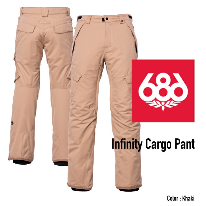 即納大特価】 2022-23 686 INFINITY INSULATED CARGO PANT Khaki Snowboards Wear  シックスエイトシックスインフィニティインシュレイテッドカーゴパンツ カーキ スノーボード ウエアー 日本正規品 予約商品 fucoa.cl