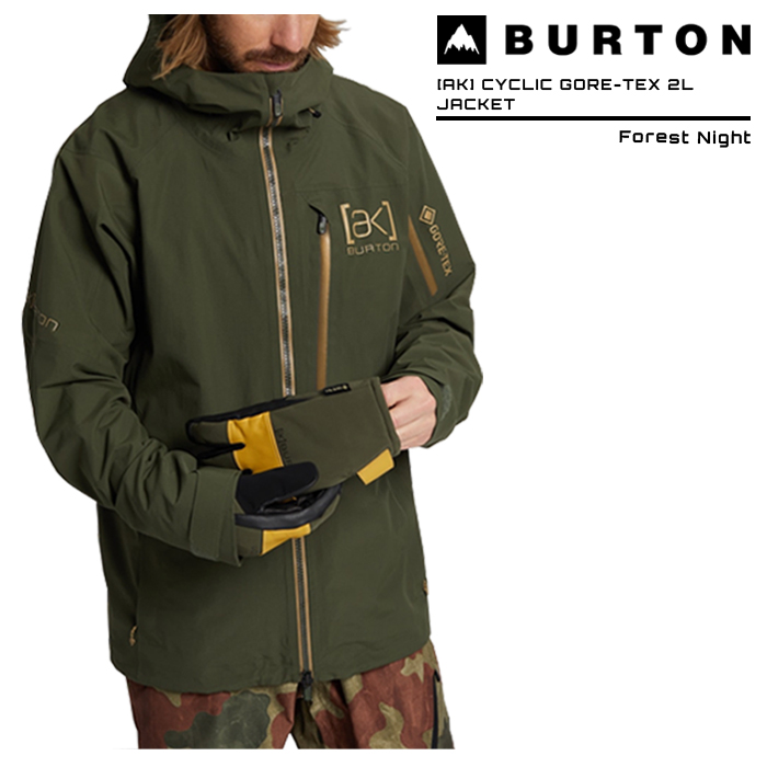 引き出物 2022-23 BURTON AK CYCLIC GORE-TEX 2L JACKET Forest Night バートン エーケー ス  サイクリック ゴアテックス 2レイヤー ジャケット スノーボード ウエアー 2023 日本正規品 予約商品 fucoa.cl