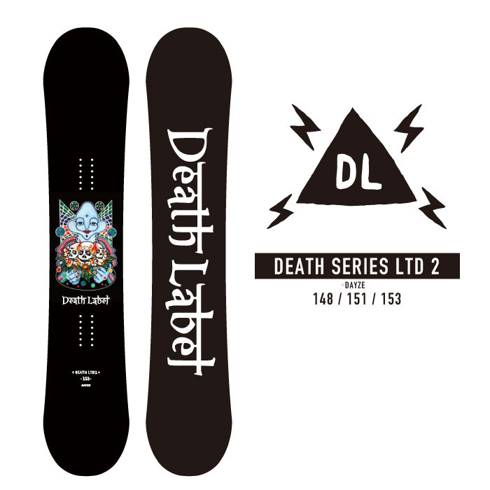 春の新作 2022-23 DEATH LABEL SERIES LTD 2 DAYZE スノーボード 板