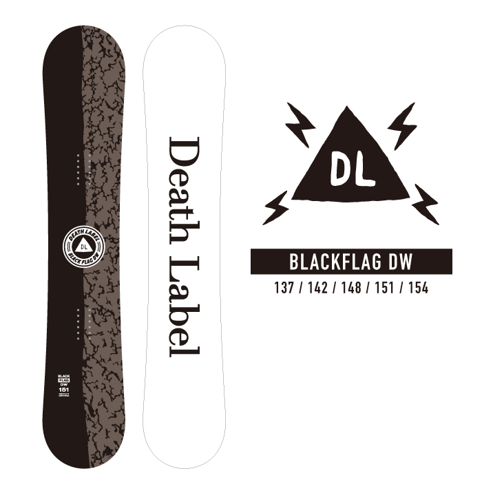 驚きの価格が実現 2022-23 DEATH LABEL BLACK FLAG DW スノーボード 板