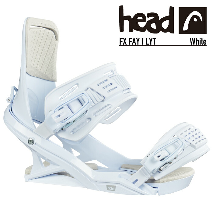 低価格 2022-23 HEAD FX FAY I LYT White Snowboard Bindings