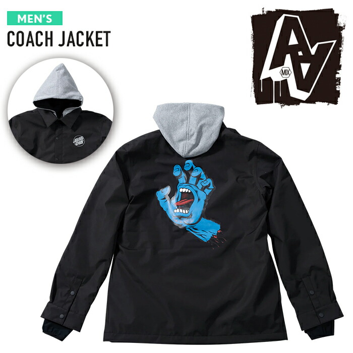 楽天市場】AA HARD WEAR 20-21【SANTA CRUZ HAND】 COACH JACKET