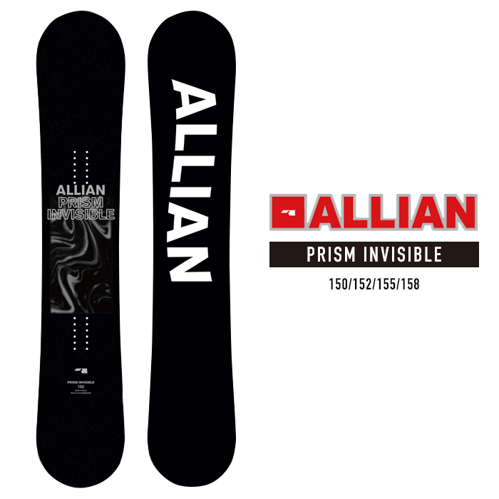 2023-24 ALLIAN PRISM INVISIBLE アライアン プリズム インビジブル メンズ スノーボード 板 Snowboards 2024 日本正規品画像