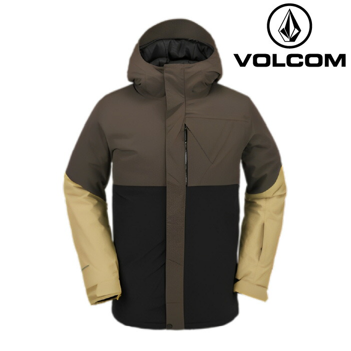 2023-24 VOLCOM L GORE-TEX JACKET BRN-Brown G0652406 メンズ ゴアテックス スノーボード ジャケット ウェア 2024 日本正規品