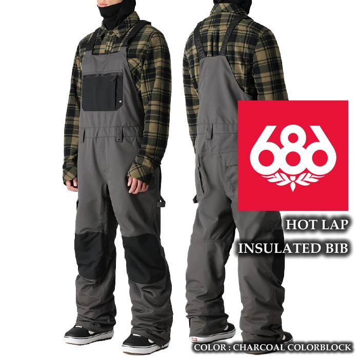楽天市場】2024-25 686 HOT LAP INSULATED BIB Black Denim シックス