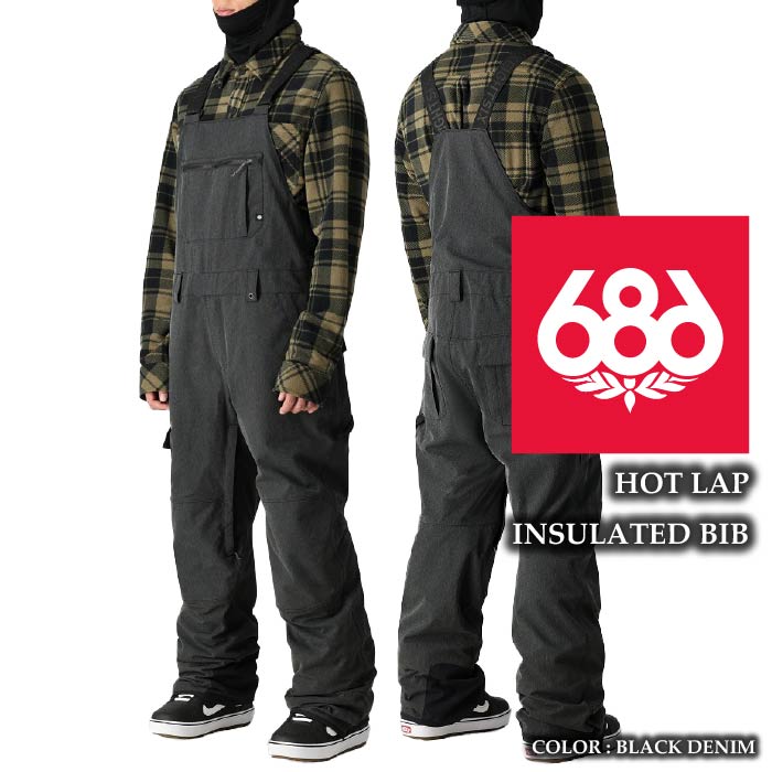 楽天市場】2024-25 686 SMARTY 3-IN-1 CARGO BIB Black シックスエイト