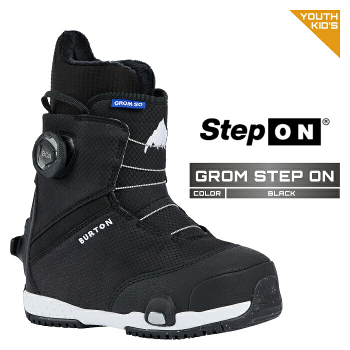 楽天市場】2024-25 BURTON SMALLS STEP ON Black バートン