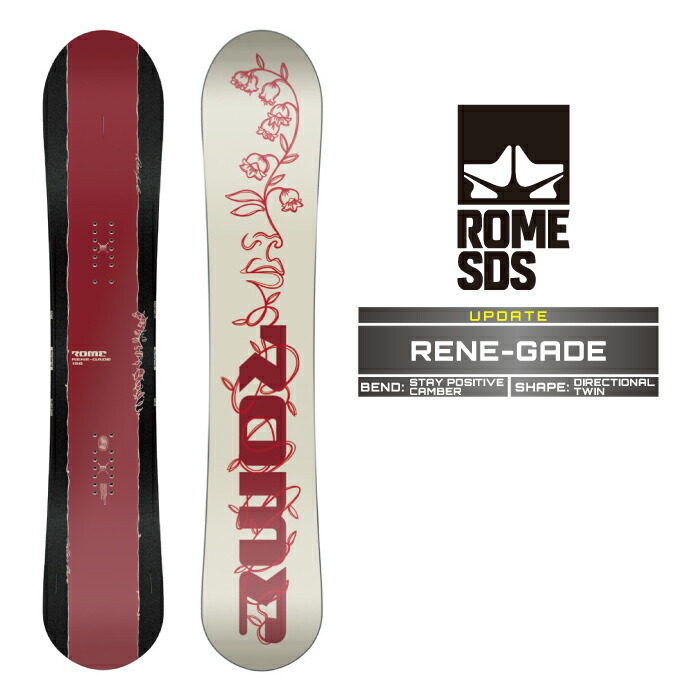 ROME SDS RENE-GADE 156 スノーボード Rome Rene-Gade 2024-2025 Snowboard Review |