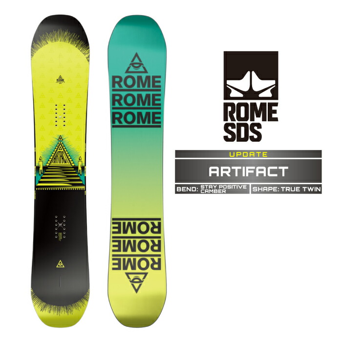 ROME SDS ARTIFACT PRO 150cm スノーボード Rome SDS Artifact Men's Snowboard, Size 150 cm, True Twin