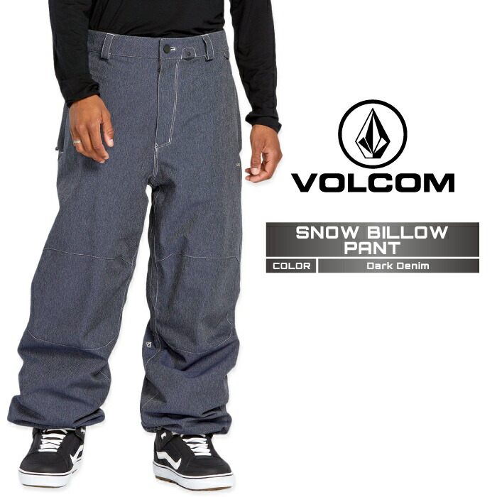【楽天市場】202425 SNOW BILLOW PANT Dark Denim ボルコム スノーボード ウェアー パンツ