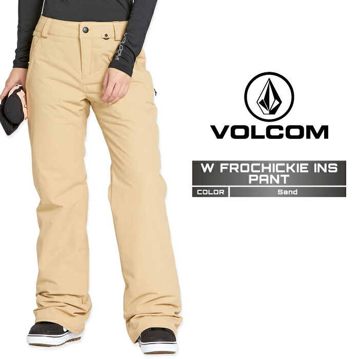 2024-25 VOLCOM FROCHICKIE INS PANT Sand ボルコム スノーボード ウェアー パンツ レディース 24-25 2025 日本正規品