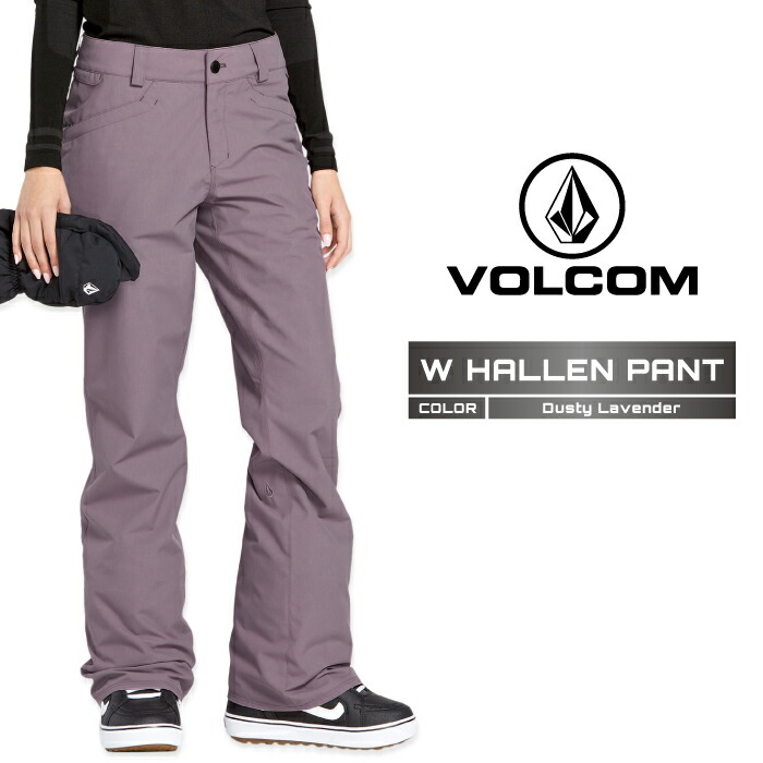2024-25 VOLCOM HALLEN PANT Dusty Lavender ボルコム スノーボード ウェアー パンツ レディース 24-25 2025 日本正規品｜Woven
