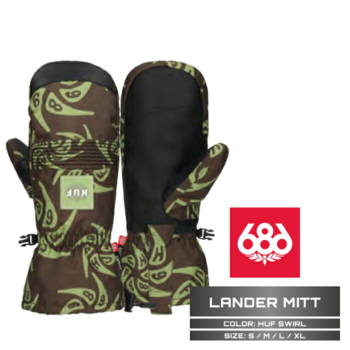 楽天市場】2025-26 686 LANDER MITT Huf Swirl シックスエイトシックス