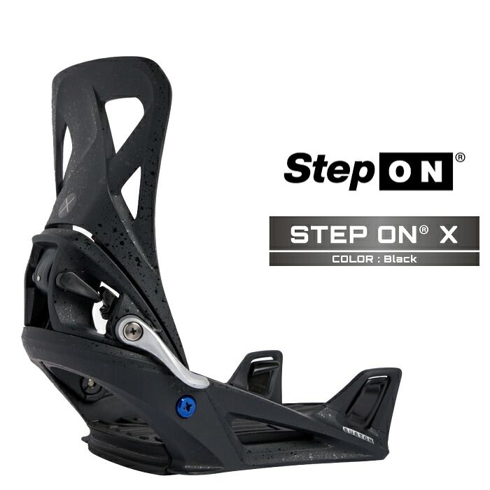 2025-26 BURTON MEN'S STEP ON X Black バートン ステップオン エックス スノーボード ビンディング バインディング メンズ 日本正規品 25-26｜Woven