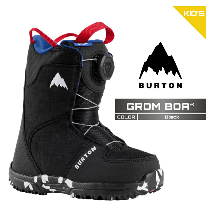 スノーボード BURTON Grom Boa 3K BURTON キッズ GROM BOA グロムボア スノーボードブーツ 21cm - メルカリ