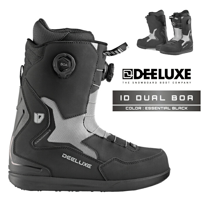スノーボード DEELUXE ID DUAL BOA BLACK 27.5 Deeluxe ID Dual Boa Snowboard Boot - Men's - Snowboard