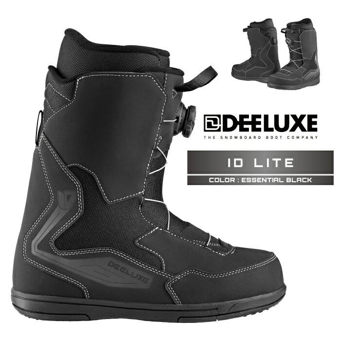 2025-26 DEELUXE ID LITE Essential Black ディーラックス アイディー ライト スノーボード ブーツ メンズ レディース 日本正規品 25-26