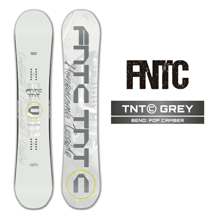2025-26 FNTC TNT C Grey エフエヌティシー ティーエヌティー シー スノーボード 板 メンズ レディース 日本正規品 25-26