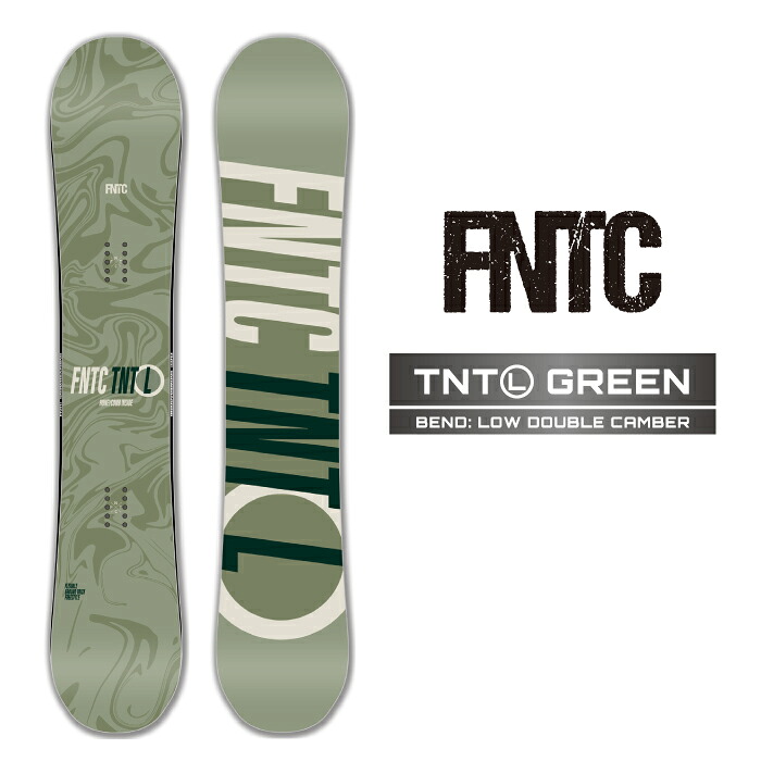 2025-26 FNTC TNT L Green エフエヌティシー ティーエヌティー エル スノーボード 板 メンズ レディース 日本正規品 25-26｜Woven