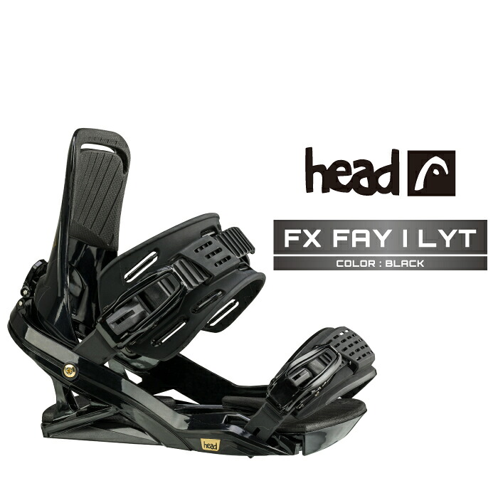 2025-26 HEAD FX FAY I LYT Black ヘッド エフエックス フェイ アイ ライト スノーボード ビンディング バインディング レディース 日本正規品 25-26