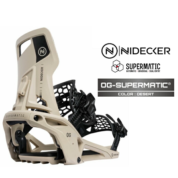 楽天市場】2025-26 NIDECKER OG-SUPERMATIC Black ナイデッカー