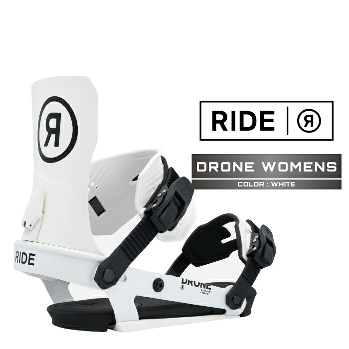 2025-26 RIDE DRONE WOMENS White ライド ドローン ウィメンズ スノーボード ビンディング バインディング レディース 25-26 日本正規品
