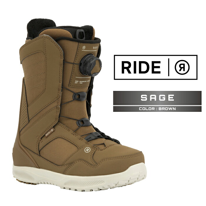 2025-26 RIDE SAGE Brown ライド セージ スノーボード ブーツ レディース 25-26 日本正規品