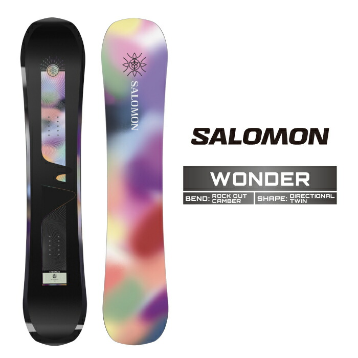 楽天市場】サロモン スノーボード 板 レディース ワンダー WONDER