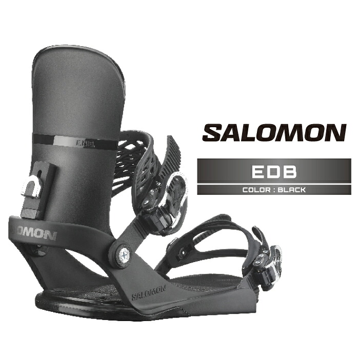 2025-26 SALOMON EDB Black サロモン イーディービー スノーボード ビンディング バインディング メンズ レディース 25-26 日本正規品