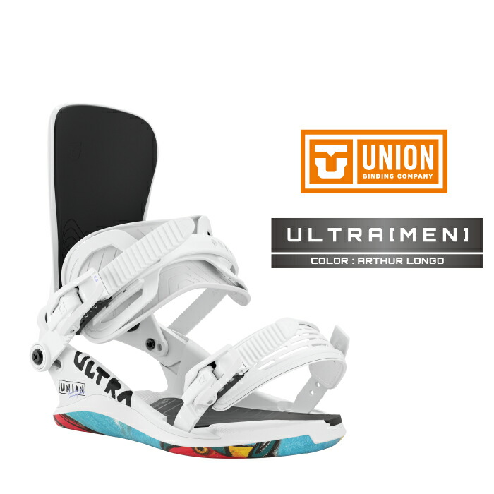 Union スノーボードビンディング　メンズ ホワイトМサイズ UNION BINDING スノーボード ビンディング ユニオン UNION STRATA Bone