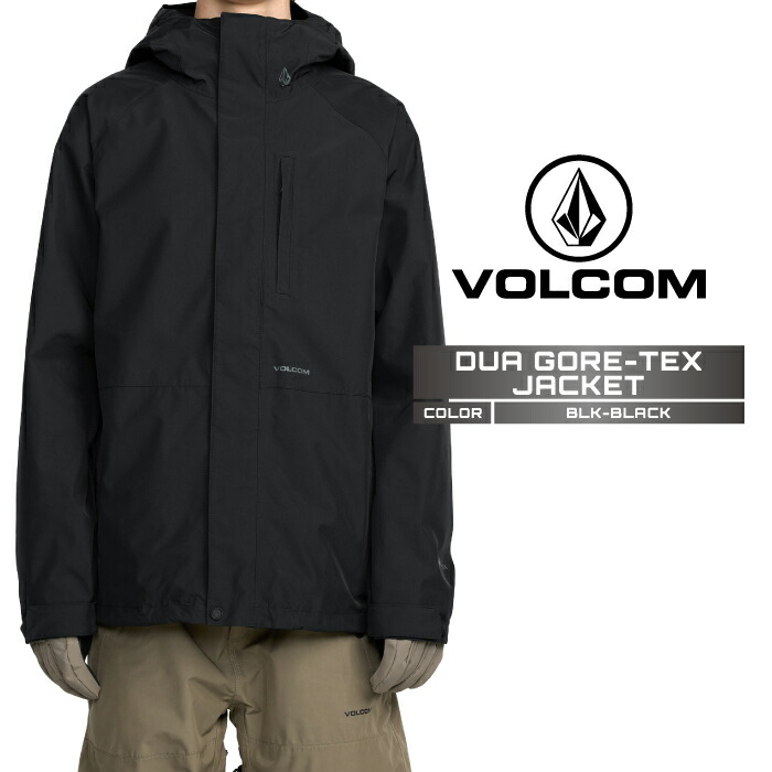 2025-26 VOLCOM DUA GORE-TEX JACKET Black ボルコム スノーボード ウェア ジャケット ゴアテックス メンズ 25-26 日本正規品