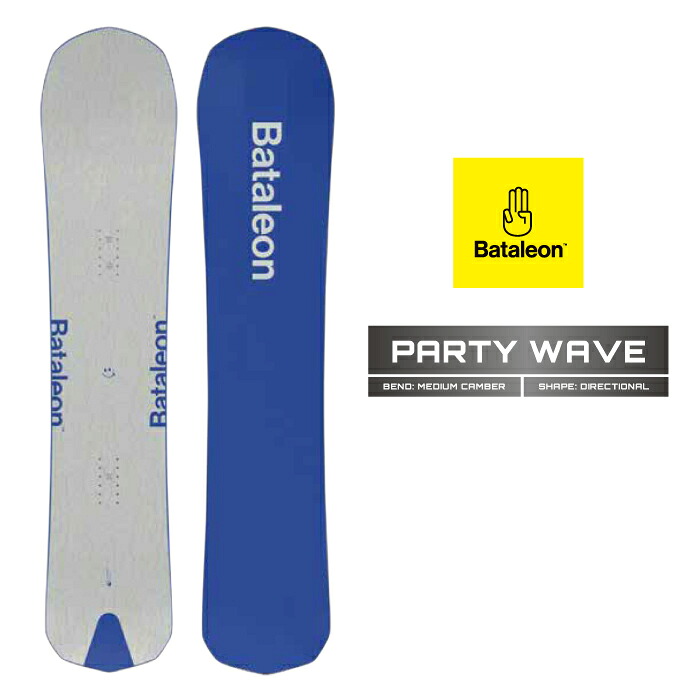 2026-27 BATALEON PARTY WAVE バタレオン パーティー ウエイブ スノーボード 板 メンズ 26-27 日本正規品｜Woven