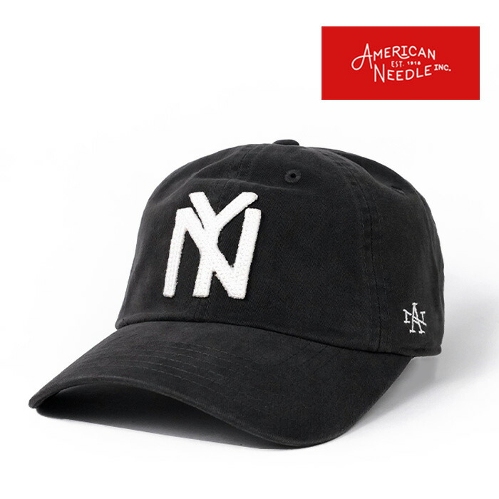 アメリカンニードル NYロゴ刺繍 ベースボールキャップ AMERICAN needle キャップ 帽子 CAP/AMERICAN NEEDLE(アメリカン