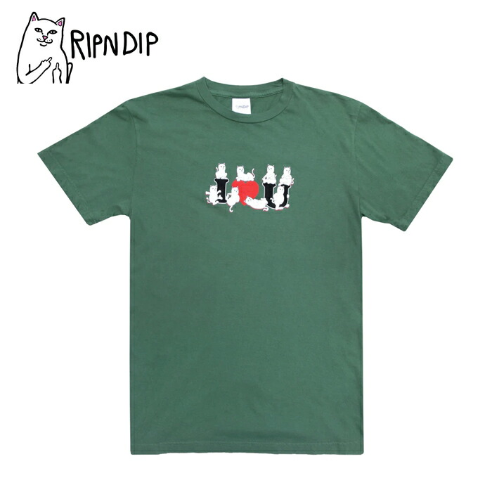 楽天市場】リップンディップ RIPNDIP CAVENERM TEE ( ブルー 青