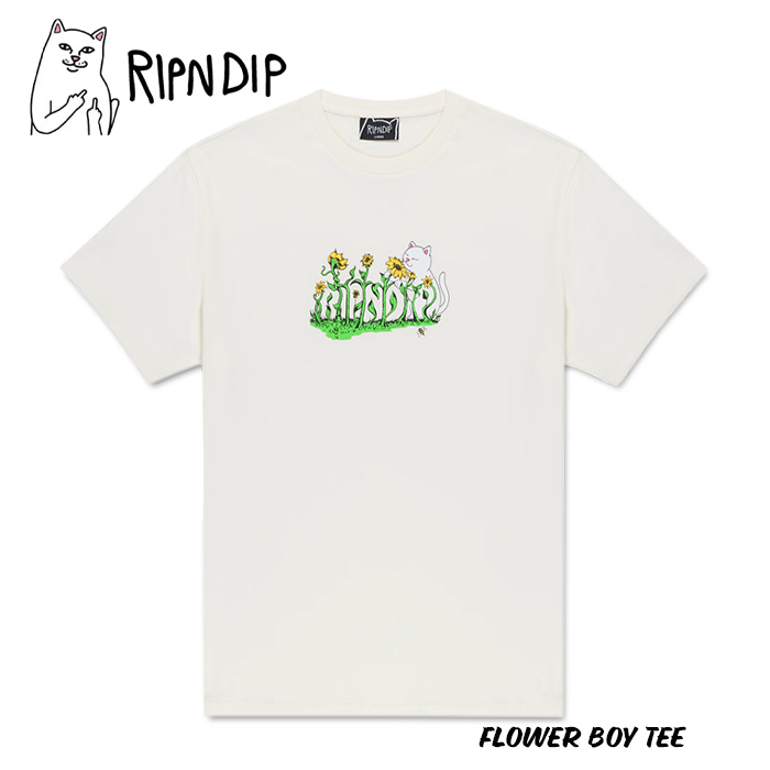 RIPNDIP FLOWER BOY TEE RNDSPR26158 リップンディップ Tシャツ 半袖