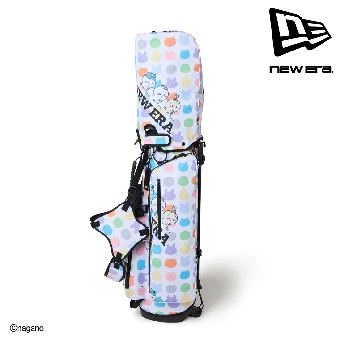 日本正規品 ニューエラ NEW ERA スタンド キャディーバッグ ちいかわ / ちいかわ・ハチワレ・うさぎ ホワイト/マルチ | ゴルフ 14864491｜Woven