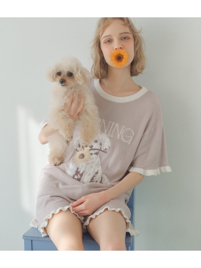 SALE／30%OFF】【HOLIDAY】ハートアランプルオーバー&ショートパンツ