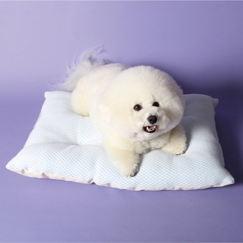 犬 猫 ペット用 寝具 クッション ふわふわ 夏 暑さ対策 接触冷感 クール リバーシブル 日本製 appy アッピィ 超クール ふわふわクッション 全4サイズ｜Ｆｒａｎｃ＆Ｍｉｍｉ
