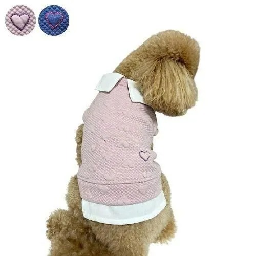 【Bun Bun House】バンバンハウス ハートシャツタンク 犬用 服 ドッグウェア 貯蔵タンクいの一番 ハート型石ころ