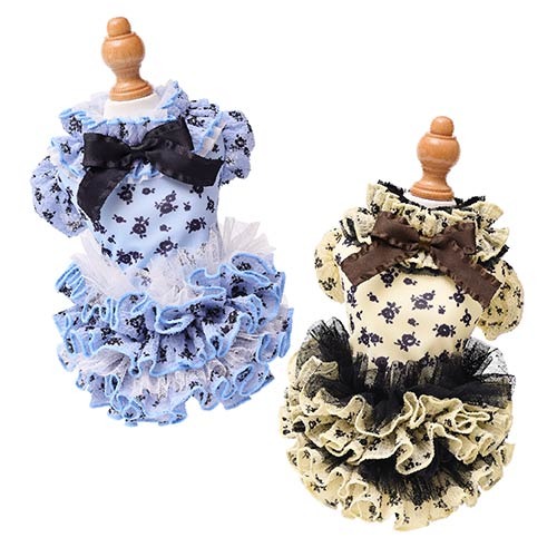 【GODPIVA】COOLサッカーブロッサムワンピース［ゴッドピバ］犬用 ドッグウェア COOL原料品 一本調子 御花