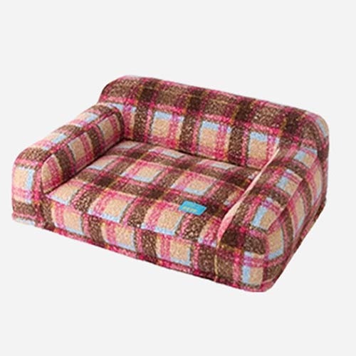 【zeze】SOFTER Pet Sofa Tartan / ゼゼ ソフターペットソファータータン キングサイズ 犬用 長椅子臥榻 小型犬 猫