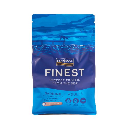 【FISH4DOGS】FINEST フィッシュフォードッグ ファイネスト サーディン（総合栄養食）400g / 1.5kg / 3kg / 6kg / 12kg 犬用 餌 ドックフード ドライ イワシ スウィートポテト 化学保存料不使用