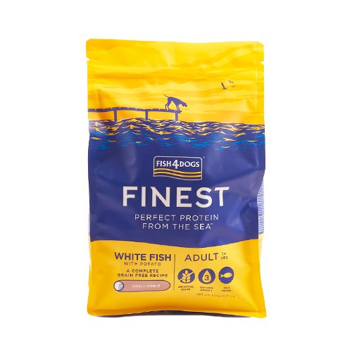 【FISH4DOGS】FINEST フィッシュフォードッグ ファイネスト オーシャンホワイトフィッシュ（総合栄養食）400g / 1.5kg / 3kg / 6kg / 12kg 犬用 餌 ドックフード ドライ オールステージ 化学保存料不使用｜Ｆｒａｎｃ＆Ｍｉｍｉ